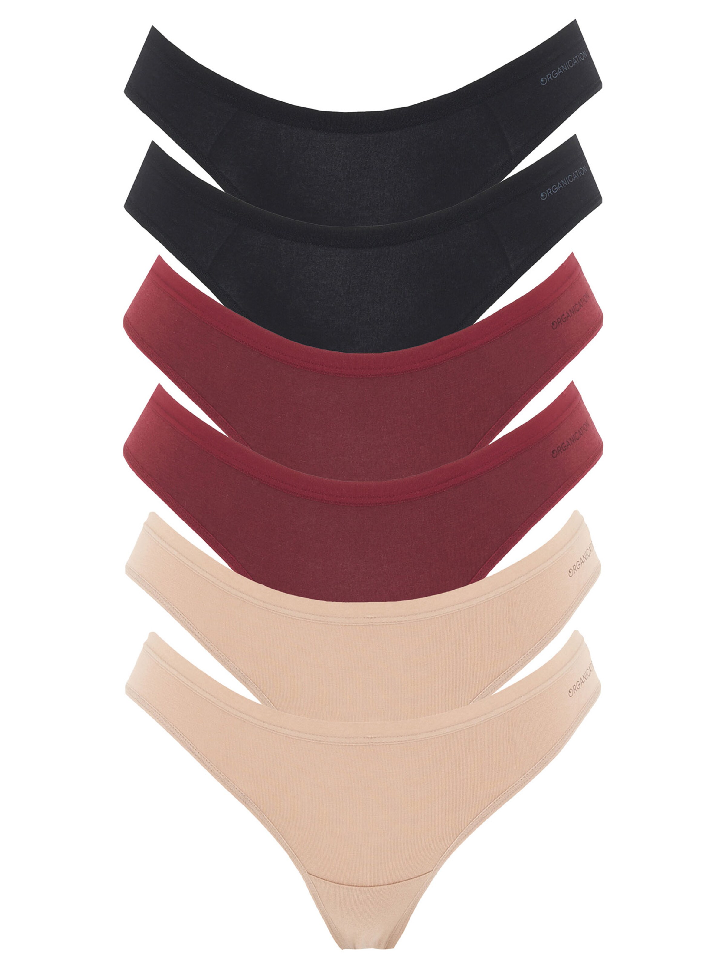 Organication Slip in Mischfarben: Vorderseite