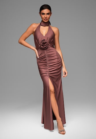 Ombre Evening dress in Brown