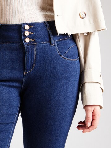 ONLY Carmakoma Skinny Jeans 'CARAnna' in Blue