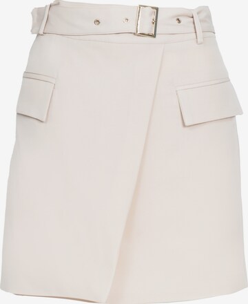 Influencer Skirt in Beige: front