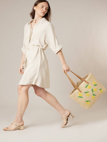 Cabas 'Manon' Deeluxe en beige : devant