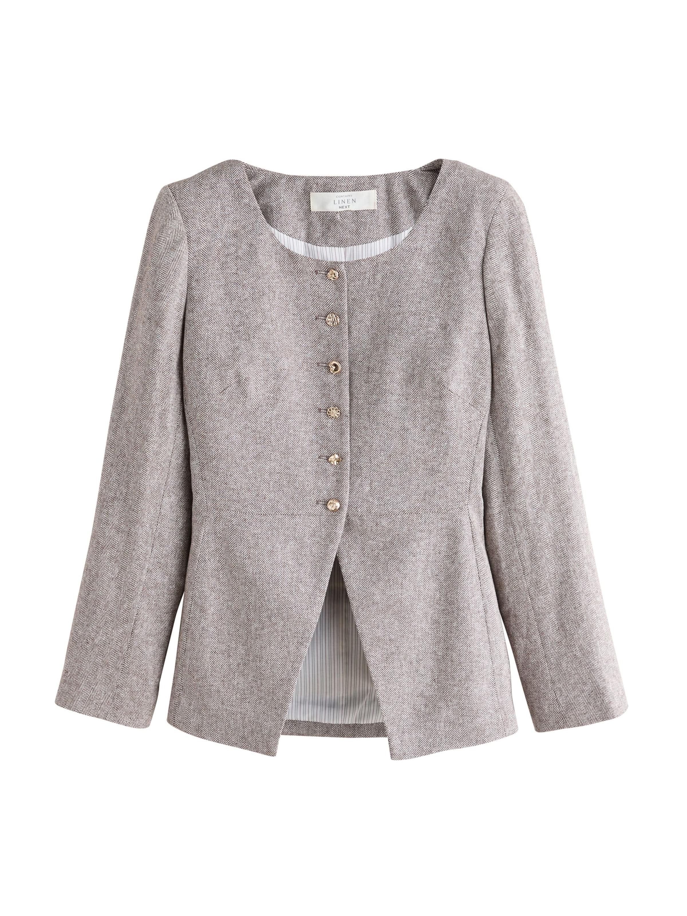 Next Between-season jacket in Brown: front