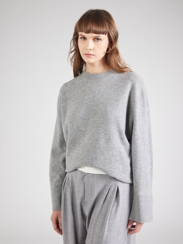 YAS Pullover 'YASEMILIE' in Grau: Vorderseite