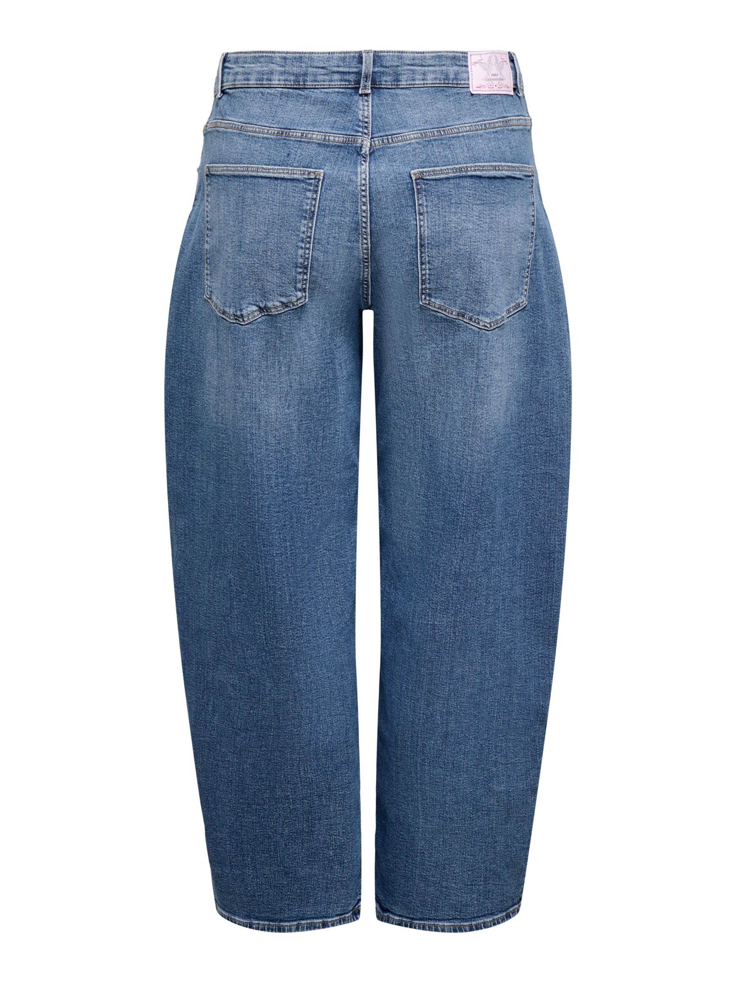 ONLY Carmakoma Barrel Jeans 'CARZOEY' in Blue