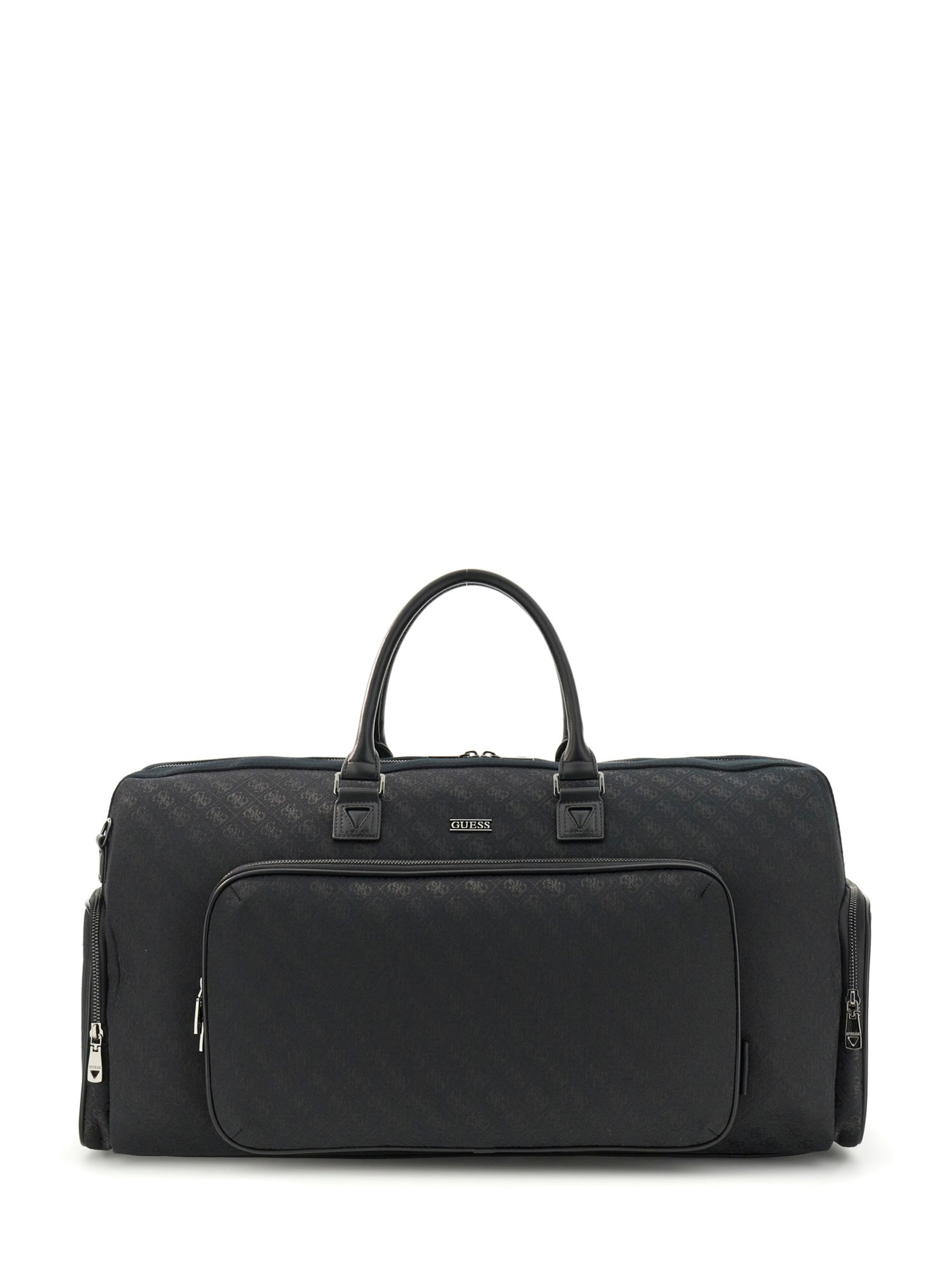 Borsa da viaggio 'BOSTON' di GUESS in nero: frontale