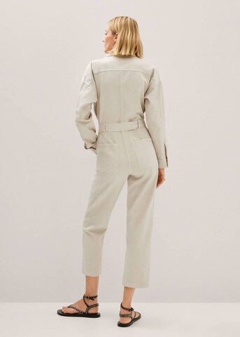 MANGO Jumpsuit 'Harper' in Beige