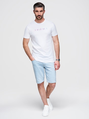 Ombre Shirt in Wit