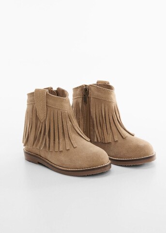 MANGO KIDS Boots 'Danielab' in Beige