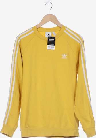 ADIDAS ORIGINALS Sweatshirt & Zip-Up Hoodie in M in Yellow: front