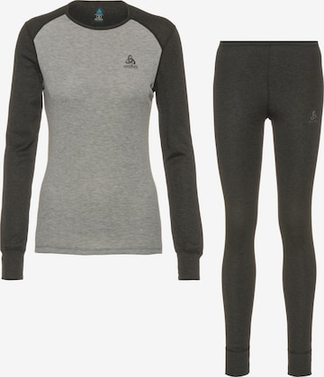 ODLO Tracksuit 'Active Warm Eco' in Grey: front