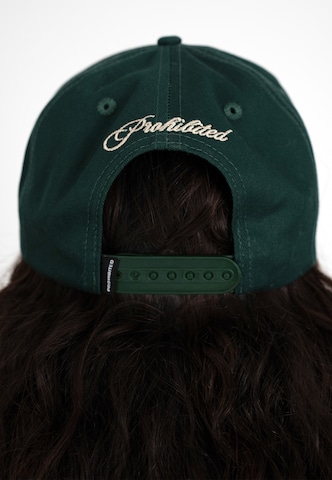 Casquette Prohibited en vert