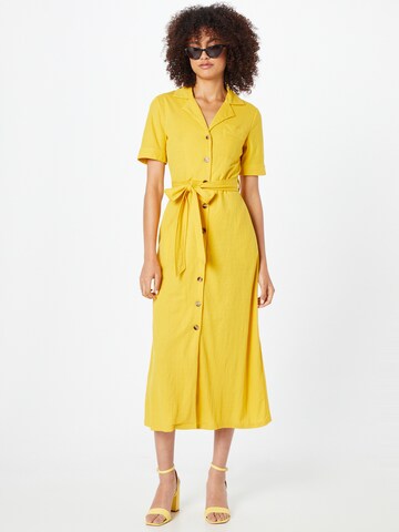 Warehouse Shirt Dress in Yellow