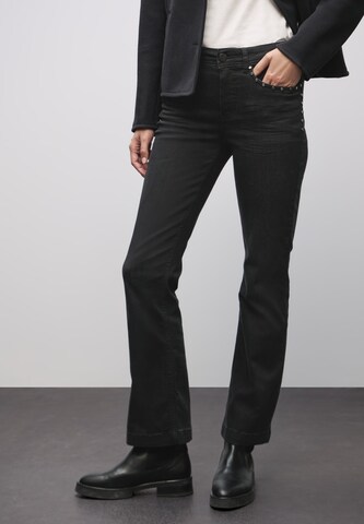 STREET ONE Slim fit Jeans in Black: front