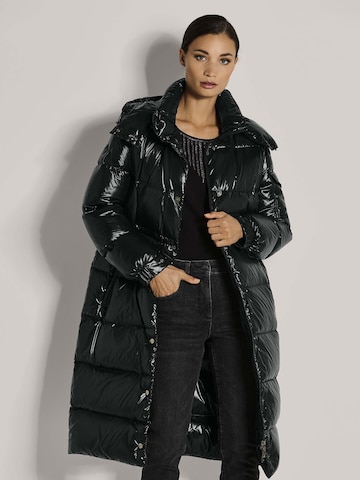 Manteau fonctionnel MADELEINE en noir : devant