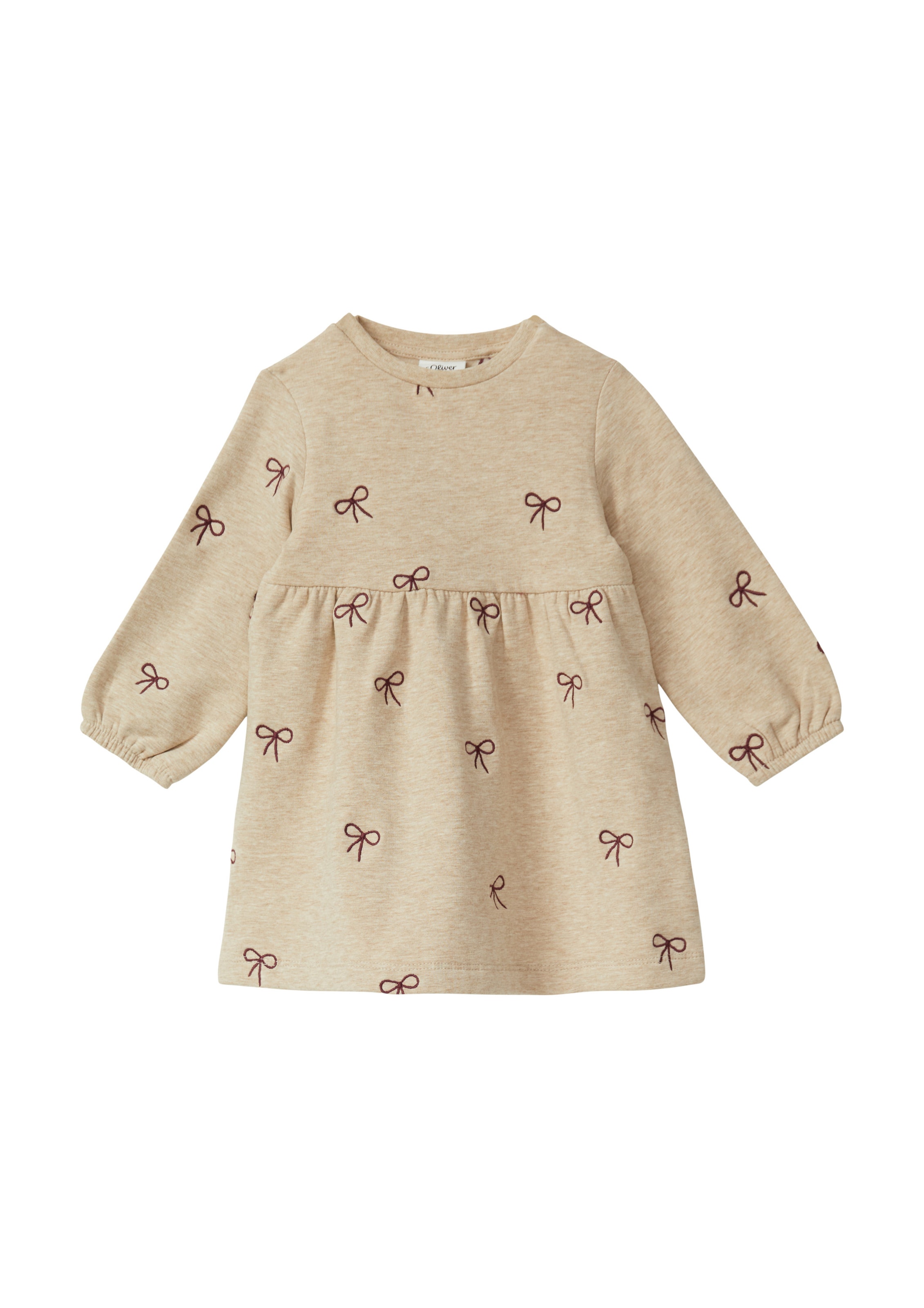 s.Oliver Jurk in Beige: voorkant