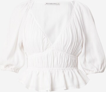 Abercrombie & Fitch - Blusa en blanco: frente