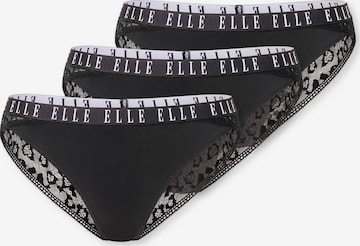ELLE Slip ' ELLE LACE ' in Black: front