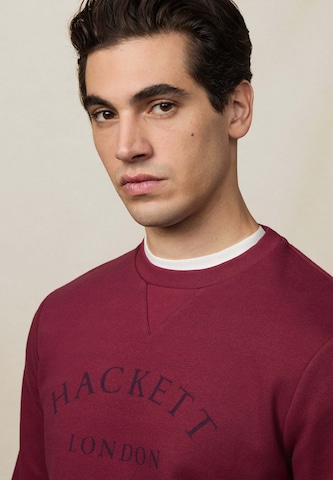 Hackett London Sweatshirt 'Heritage Ess' in Rot