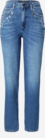 GUESS Tapered Jeans in Blauw: voorkant