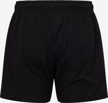 BOSS Black Kratke kopalne hlače | črna barva