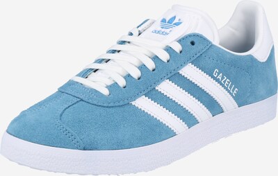 ADIDAS ORIGINALS Σνίκερ χαμηλό 'Gazelle' σε μπλε φιμέ / λευκό, Άποψη προϊόντος