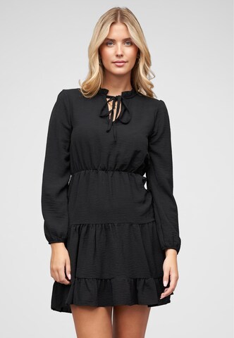Cloud5ive Shirt Dress in Black: front
