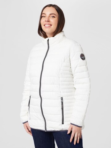 KILLTEC Outdoor Jacket in White: front