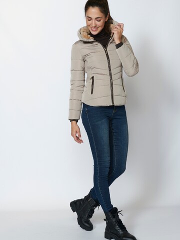 KOROSHI Winter parka in Beige