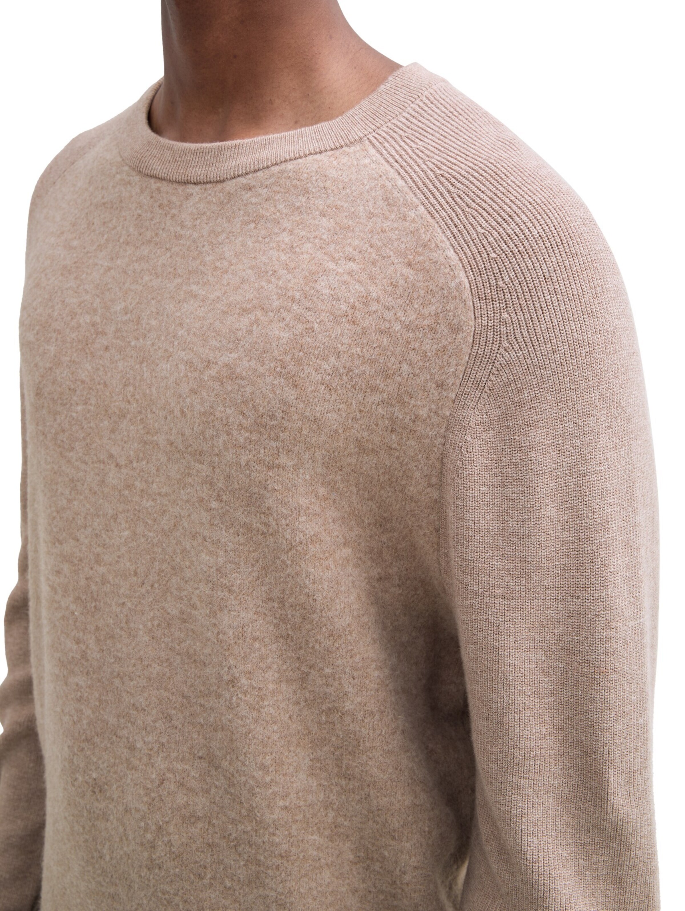 TOM TAILOR Strickpullover in Braun