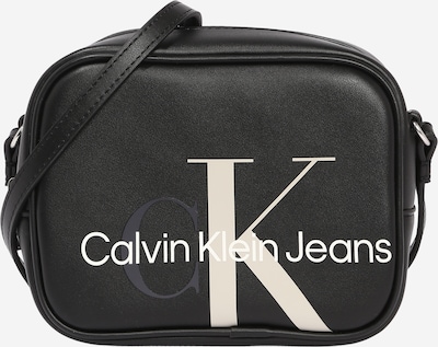 Calvin Klein Jeans Pleca soma, krāsa - bēšs / pelēks / melns / balts, Preces skats