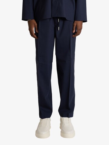 DARK LABEL Regular Broek in Blauw: voorkant