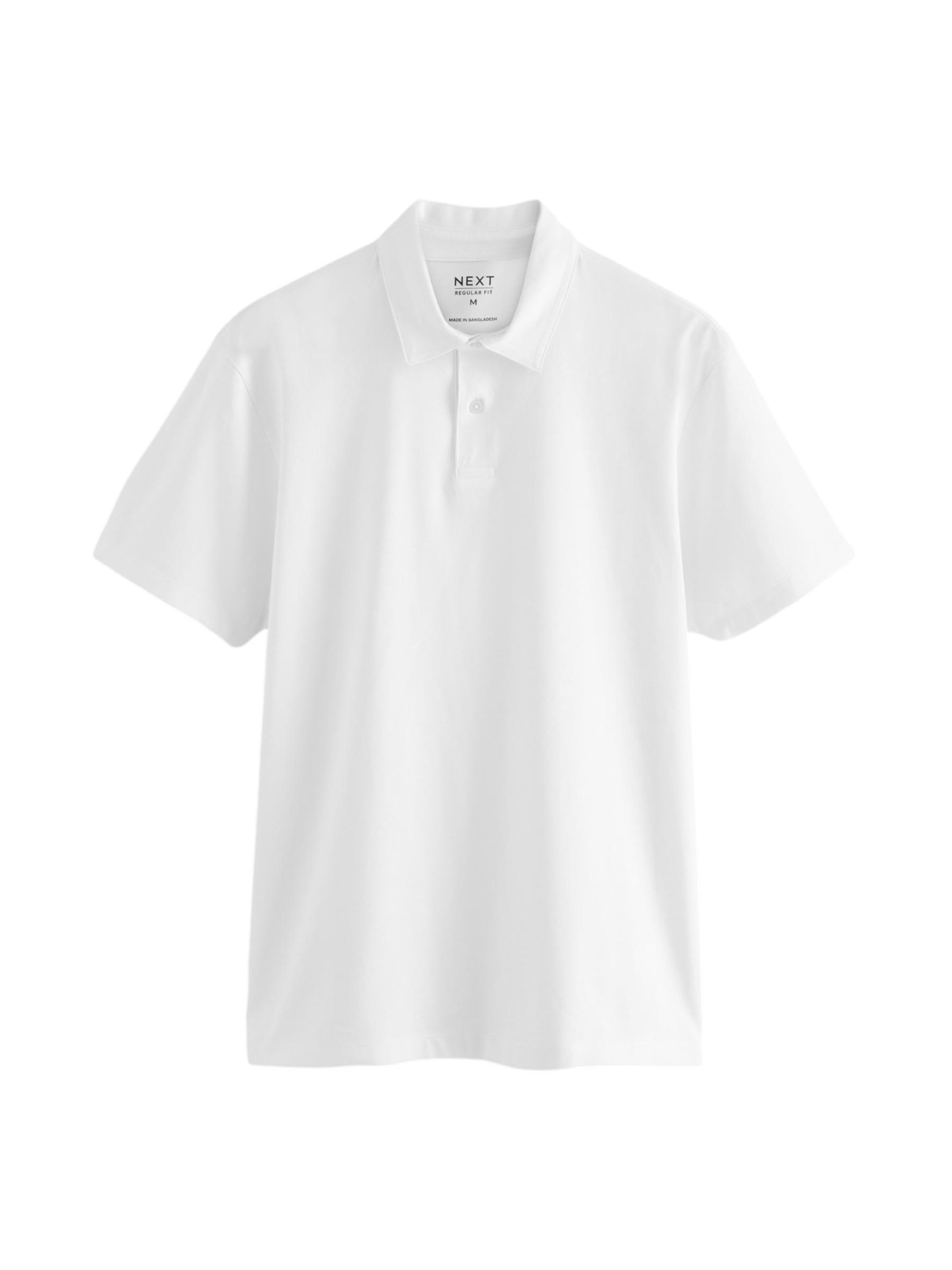 Tricou de la Next pe alb: față