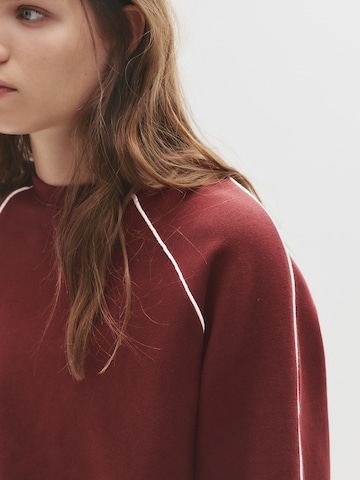 Pull&Bear Sweatshirt in Red