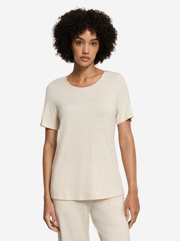 T-shirt 'Natural Elegance' Hanro en beige : devant