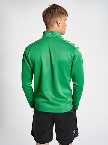 Hummel Sports sweat jacket in Green