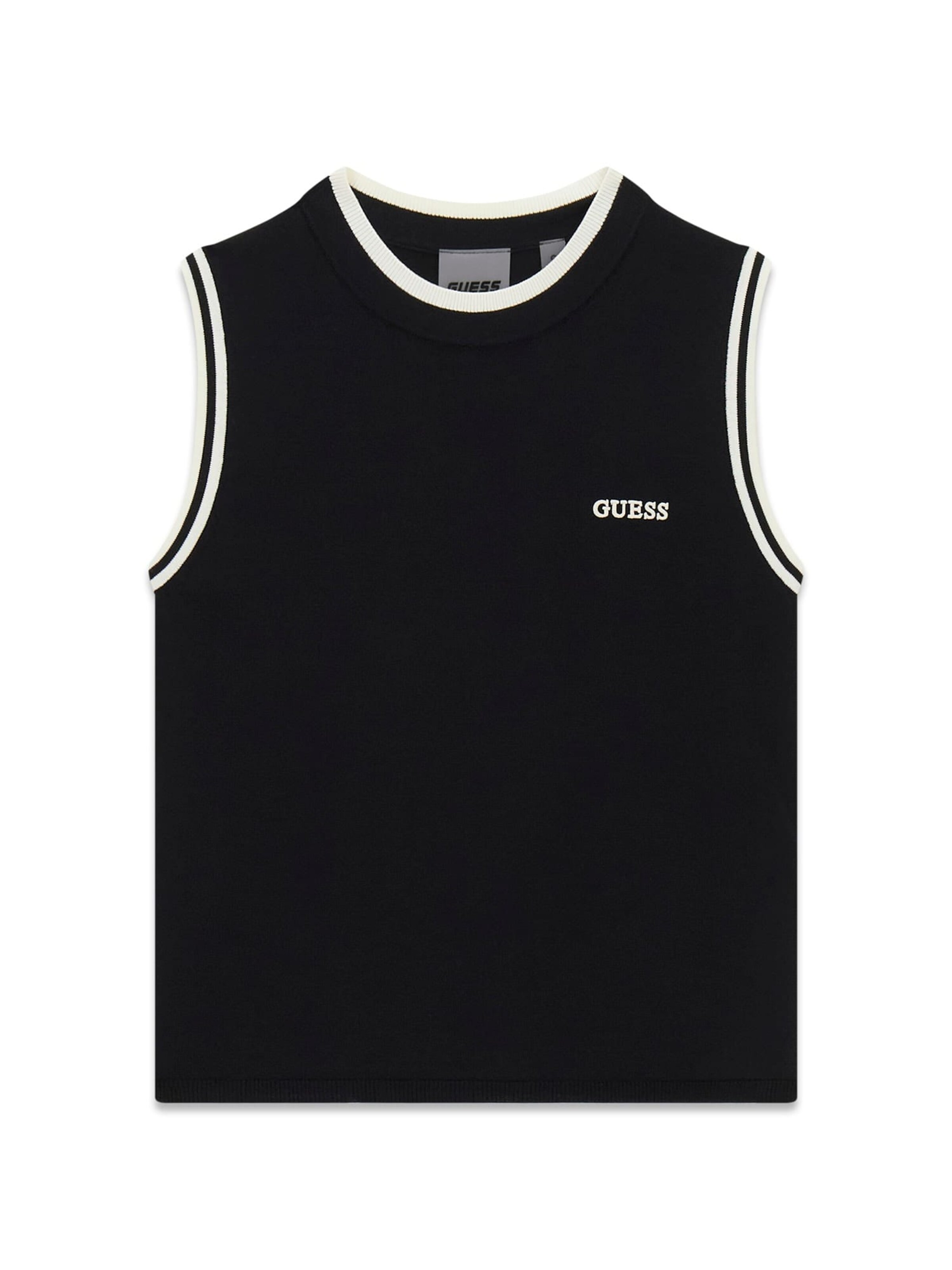 GUESS Knitted Top in Black: front