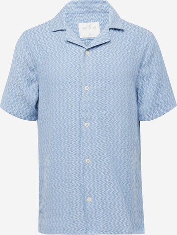 HOLLISTER Regular fit Button Up Shirt in Blue: front