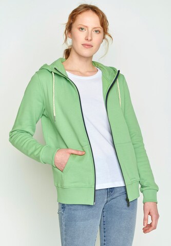 Giacca di felpa 'Vivid' di GREENBOMB in verde
