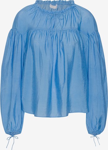 2NDDAY Blouse 'Sheer Delight' in Blue: front