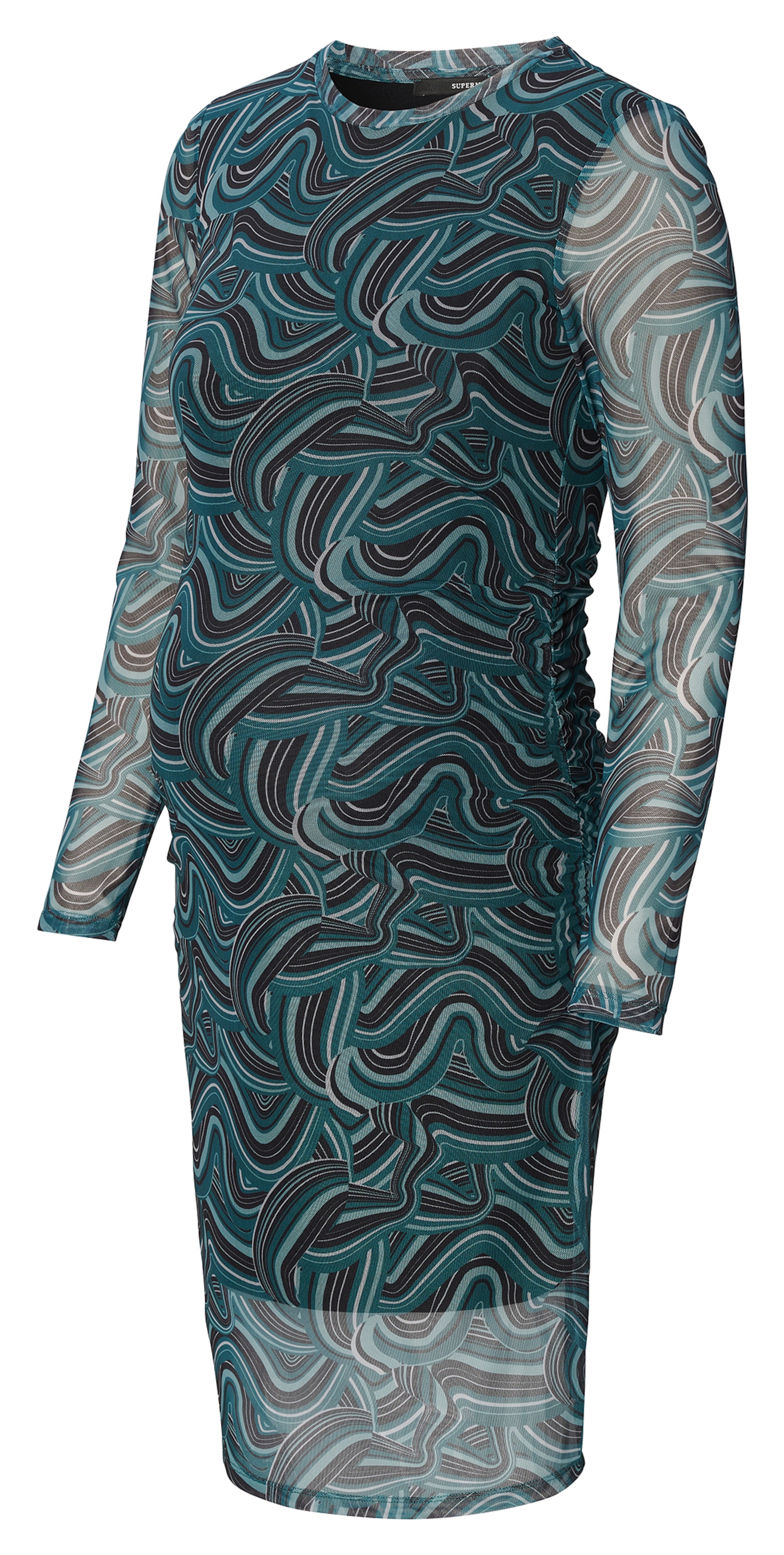 Supermom - Vestido en azul: frente