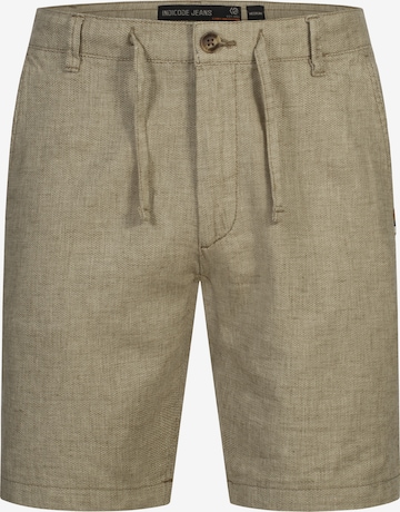 INDICODE JEANS Trousers 'Erwil' in Green: front