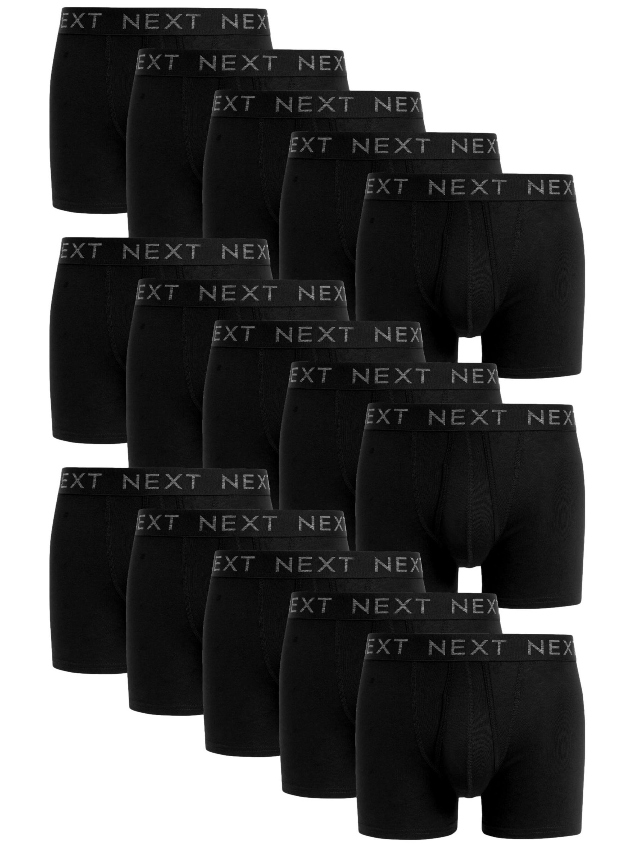 Next Boxer shorts in Black: front