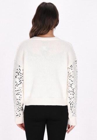 faina Knit cardigan in White