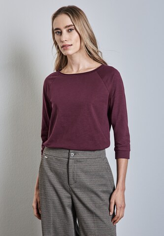 STREET ONE Shirt in Lila: Vorderseite
