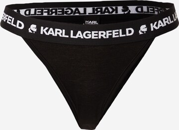 Karl Lagerfeld Slip - fekete: elől