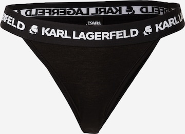 Slip de la Karl Lagerfeld pe negru: față