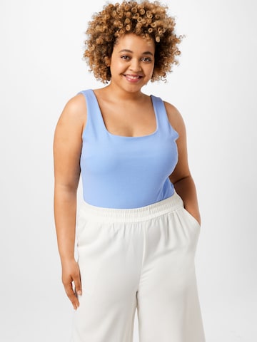 Shirtbody GLAMOROUS CURVE en bleu : devant