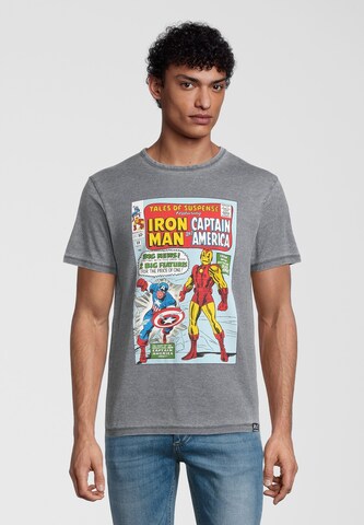 Recovered T-Shirt 'Marvel Tales Of Suspense' in Blau: Vorderseite