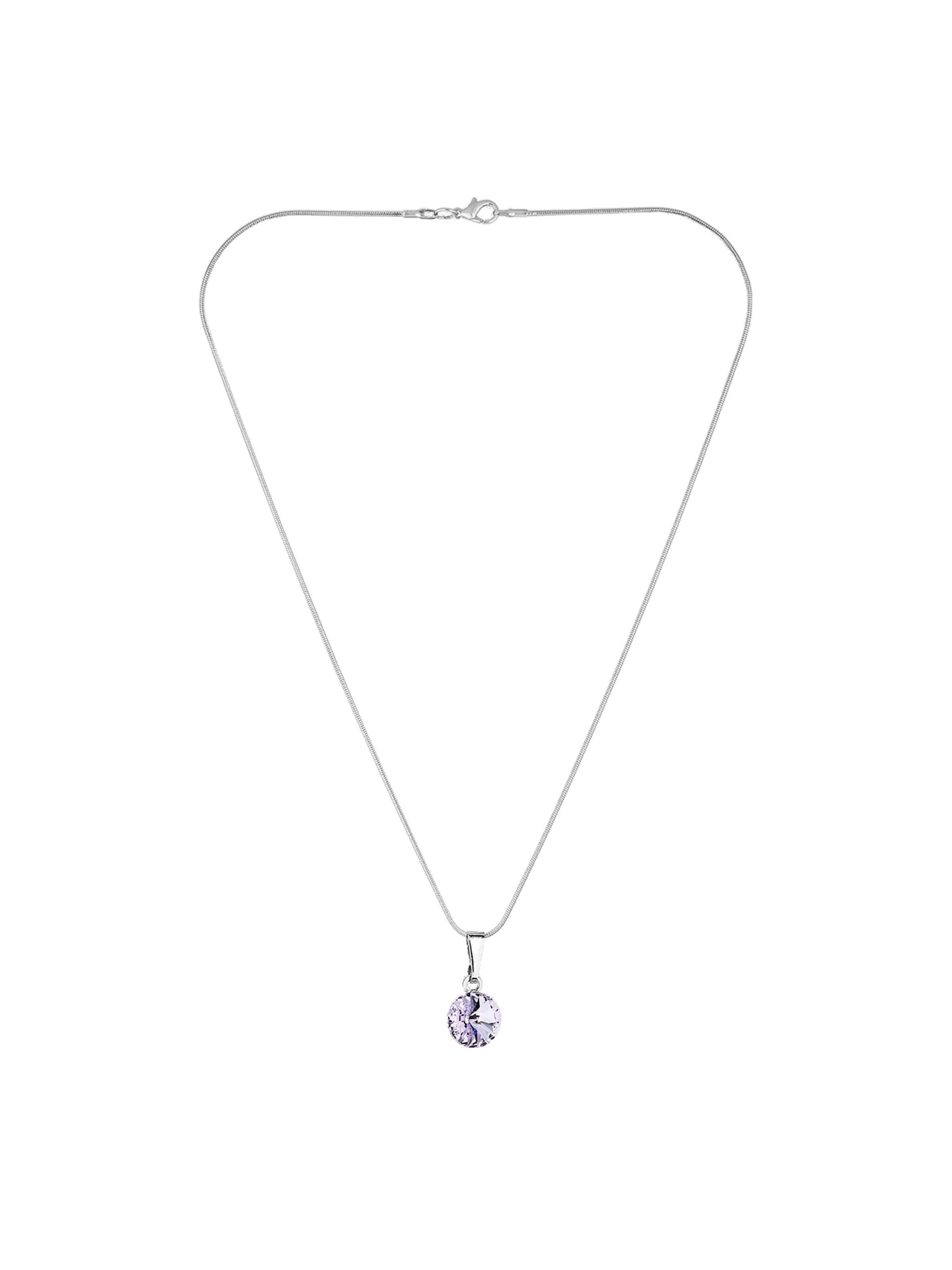 EXCLUSIVE EDITION Řetízek 'Rivoli adorned with Swarovski crystals' – fialová
