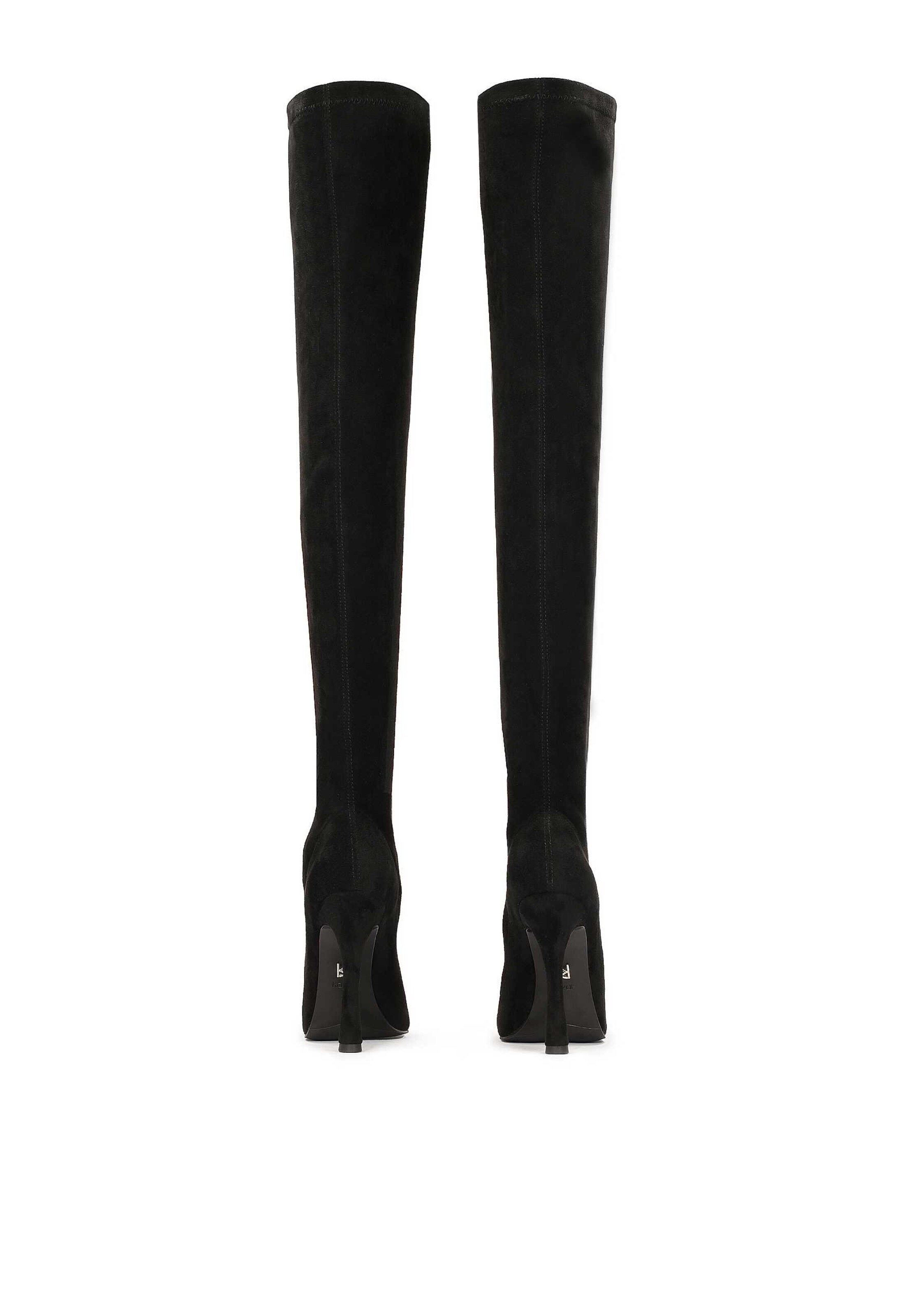 Kazar Térd feletti csizmák - fekete